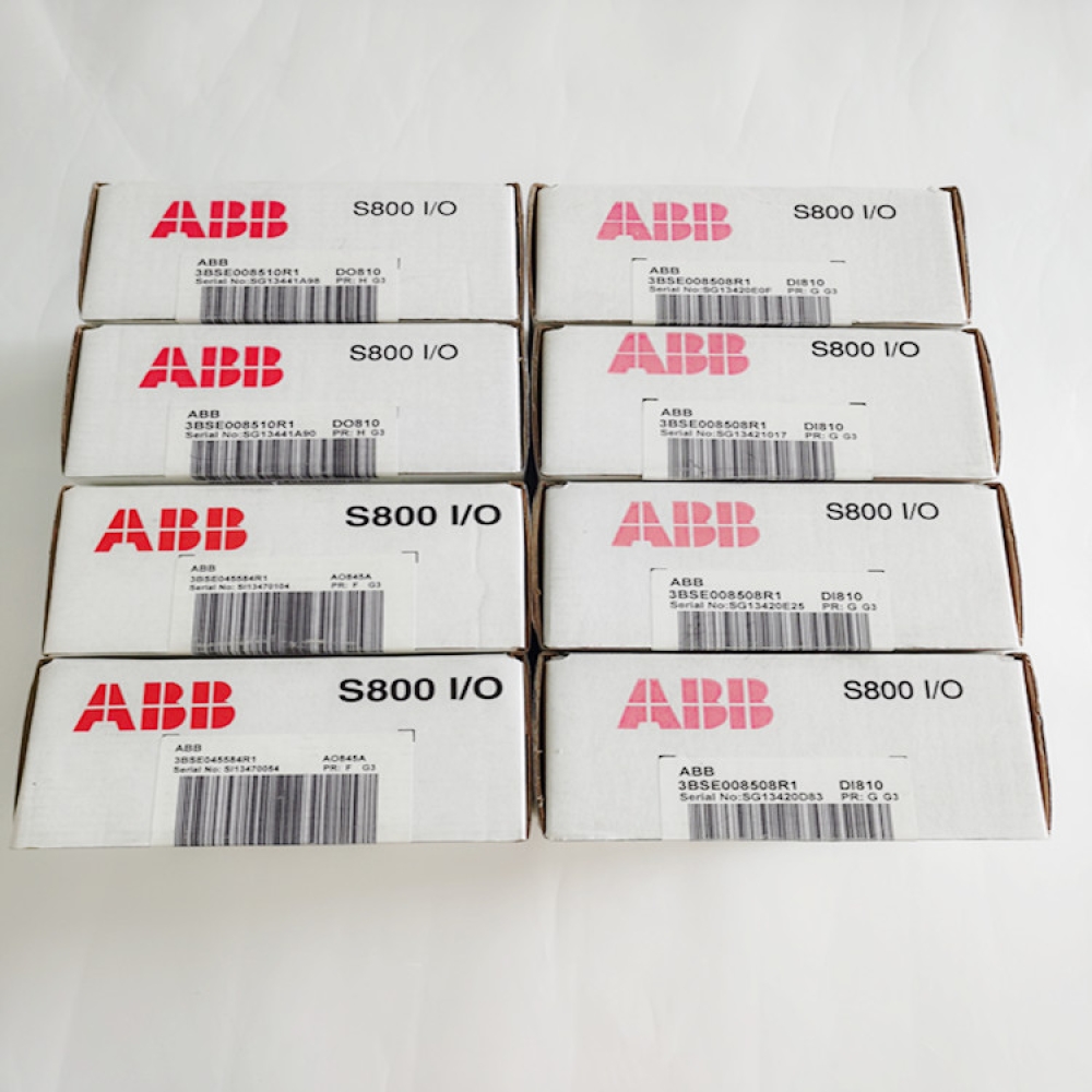 ABB AI845 3BSE023675R1 S800 I/O AI845 Analog Input S/R HART 8 ch