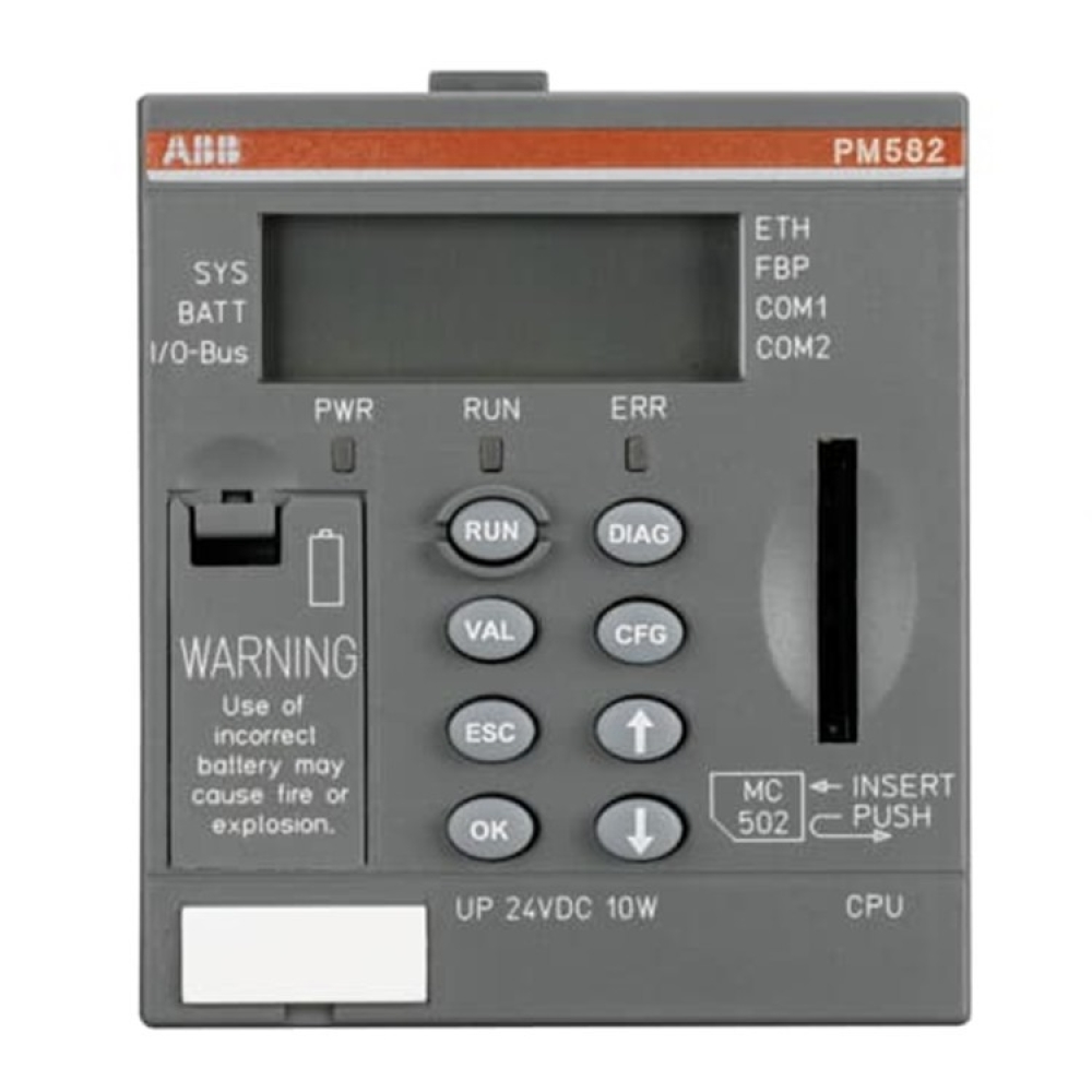 ABB PM573-ETH 1SAP130300R0271 AC500 PM573 Logic Controller